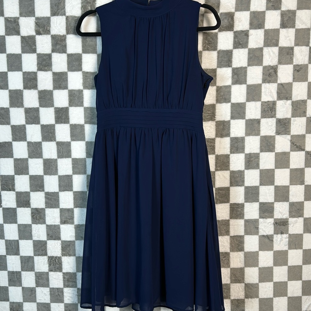 Azalea M blue sleeveless dress